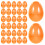 72Pcs Orange Plastic Easter Eggs Fillable Hollow Candy Holder for Kids 10