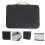 2Pcs Black Handheld Laptop Bag Business Briefcase Nylon 11