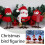 Red Cardinal Bird Figurines 3PCS Christmas Decor 2
