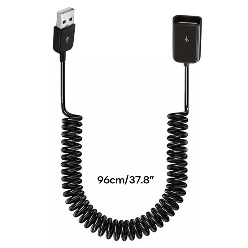 Καλώδιο επέκτασης υψηλής ταχύτητας USB2.0 αρσενικό σε θηλυκό με σπείρωμα για 2