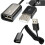 Καλώδιο επέκτασης υψηλής ταχύτητας USB2.0 αρσενικό σε θηλυκό με σπείρωμα για 8