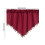 Curtains Short Solid Color Curtains, Triangular Curtains for Household, Small Window, Through Rod Curtains for Kitchen, Bathroom, Cabin 3