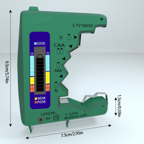 Οθόνη LCD για οθόνες μπαταριών, ελεγκτής μπαταριών, ελεγκτής μπαταριών κουμπιών, 1