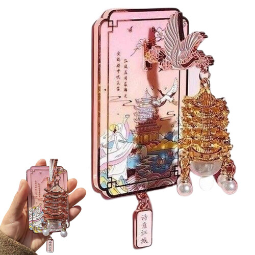 Yellow Crane Tower night light fridge magnet 1 piece 1