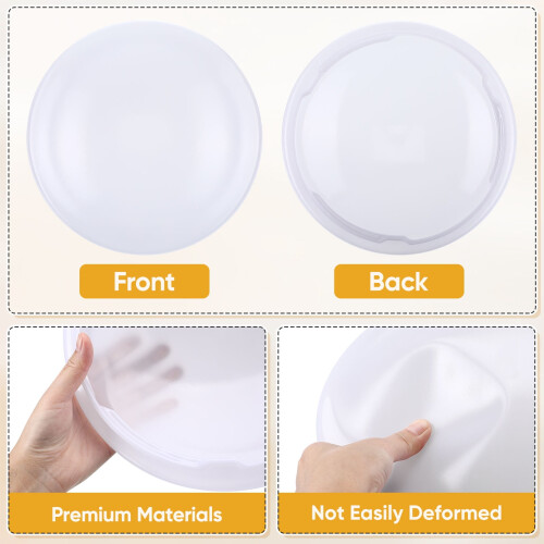 Plastic Ceiling Light Shade White 1Pcs Soft Lighting for Office 2