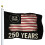 Frihed250-års jubilæum udendørs flag Polyester 1,590 cm 4