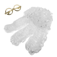 5Pièces Perruques PVC Longues Bouclées Pour Costume Cosplay