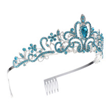 6 Pcs Wedding Rhinestone Crown Bride Tiara Headdress