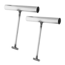 8Pcs Outdoor 430 Stainless Steel Manhole Cover Lifting Hooks Silver