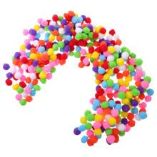 Assorted Color Mini Pom Poms for Crafts Fluffy Decorative Balls