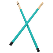 2Paires Baguettes Percussion Bambou Vert Qualité Son