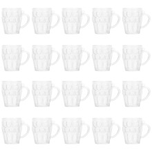 96Pcs Transparent Miniature Fake Cups Plastic Toy Kitchen Accessories