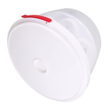 White Plastic Cake Box with Handle for Easy Cake Transport
