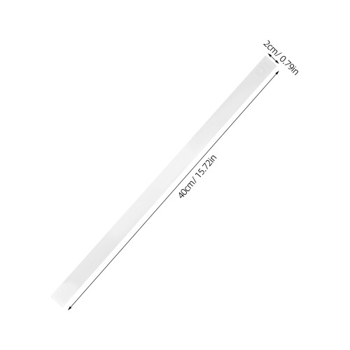 10Pcs Clear Acrylic Baking Ruler for Fondant Cookie Dough Rolling 2