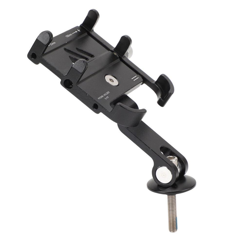 Aluminum Alloy Bike Stem Phone Holder For 55-100Mm Headset Mount 8401385583263