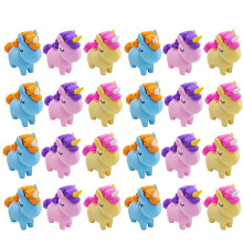 144Pcs Mini Portable Kids Erasers Assorted Color Cute School Supplies