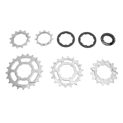 Cassette de vélo pliant à 5 vitesses - acier inoxydable 1