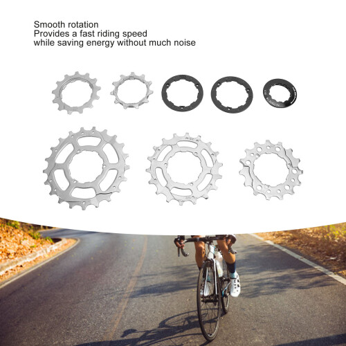 Cassette de vélo pliant à 5 vitesses - acier inoxydable 2
