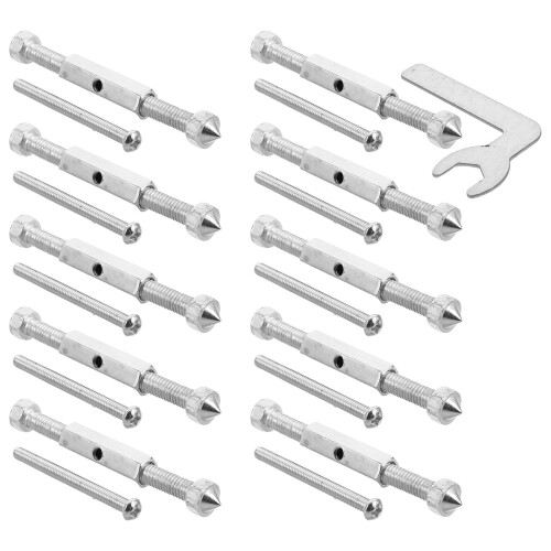 21Pièces Ensemble Réparation Boîte Électrique Métal Usage Interrupteur