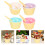 4Sets Eiscreme Schalen Set Kunststoff Bowls 1