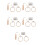 5Sets Precision Lyre Harp String Replacement Kit with Wrench 4