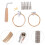 5Sets Precision Lyre Harp String Replacement Kit with Wrench 11