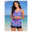 Γυναικείο σετ μαγιό Tankini με V-Neck – Ψηλόμεσο, Πλήρης Κάλυψη, Ρυθμιζόμενες Τιράντες, 4