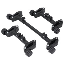Connecteur de poussette double - pliant, plastique et fer
