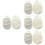 8 Pcs Skin Scrubbing Gloves Bath Mitts 8
