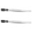 6Pcs Long Silver Tweezers with Soft Silicone Tips for Multi-Use 3