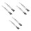 6Pcs Long Silver Tweezers with Soft Silicone Tips for Multi-Use 10