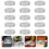 50Pcs Compact Silver Tinplate Round Can Candy Cookie Storage Box 10