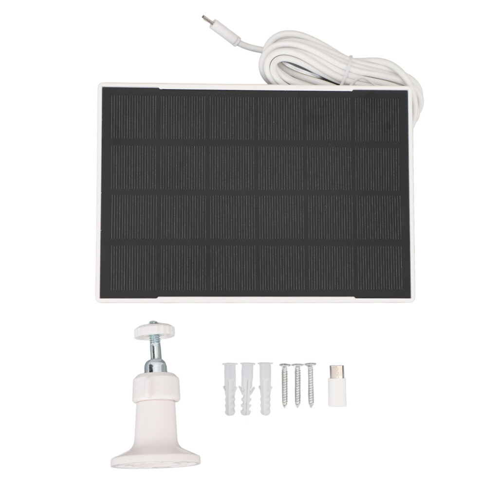 Efficient Solar Panel For Security Camera With Integrated Safety Features, Conversion Efficiency High-Efficient Materials Weatherproof Design 9489952684086