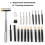 21PCS Double Sided Copper Hammer Punch Tool Set for Mechanical Maintenance 3