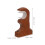 2Pcs Resin Curtain Pole Bracket Set Chocolate for Window Curtain Rods 3