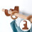 2Pcs Resin Curtain Pole Bracket Set Chocolate for Window Curtain Rods 8
