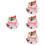 4Pcs Red Artificial Cake Models PU Material Decorative Fake Cake Props 7