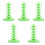 5Pcs Green Multi-Function Lollipop Holder Cake Pops Display Stand 5