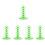 5Pcs Green Multi-Function Lollipop Holder Cake Pops Display Stand 7