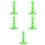 5Pcs Green Multi-Function Lollipop Holder Cake Pops Display Stand 9