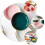 1Pc Environmentally Friendly Pink Ceramic Bowl Food Serving Holder 6