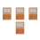 4Pièces Outil Ponçage Queue Billard Bois Beige Compact Pour Usage DIY 8