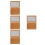 4Pièces Outil Ponçage Queue Billard Bois Beige Compact Pour Usage DIY 9