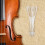Transparent Plastic Violin Tailpiece Durable Violin String Board 3