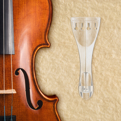 Transparent Plastic Violin Tailpiece Durable Violin String Board 2