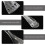Transparent Plastic Violin Tailpiece Durable Violin String Board 7