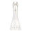 Transparent Plastic Violin Tailpiece Durable Violin String Board 10