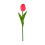 Tulipas vermelhas artificiais de seda com hastes, 34 cm (13,4 polegadas), 1 unidade. 1