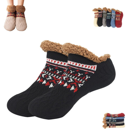 Kelvono Wool Winter Socks Non-slip Warm Thick
