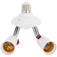 Douille LED 2 en 1/3 en 1/4 en 1/5 en 1, culot E27, adaptateur pour ampoule LED